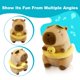 thumbnail image 4 of Peluche Capibara WUFUVAP de 33 cm, suave y relleno, 4 of 7