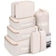 thumbnail image 1 of Juego de 6 organizadores de equipaje BAGAIL de Packing Cubes, color beige, 1 of 7
