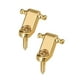 thumbnail image 4 of 2x Retenedor De Cuerdas De Guitarra Rodillo Guías De Cuerdas Retenedor Para Guitarras Eléctricas Oro, 4 of 5