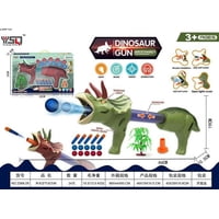 Genérico - Juguete Lanzador Dardos Forma De Dinosaurio Para Niños Verde