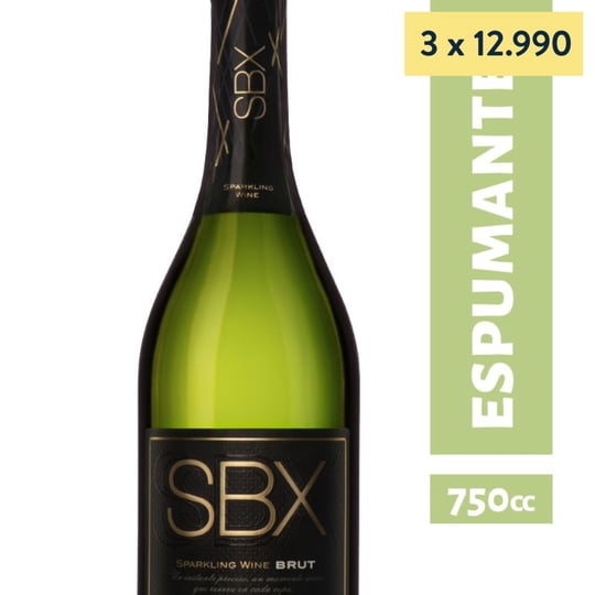 Espumante Sbx Brut 12° Botella 750 cc Subercaseaux