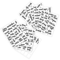 Magideal - Etiquetas De Despensa De 168 Uds., Calcomanías Para Contenedores De Cocina, Para Almacenamiento De Alimentos, Organización De Botellas De