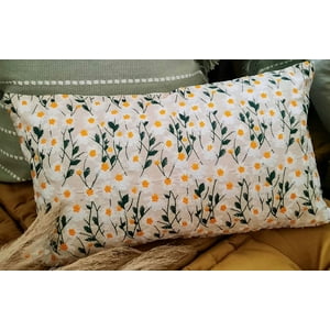 Homestore - Cojin Bordado 30X50 Cm Florcitas Pequeñas