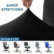 thumbnail image 5 of Funda para silla de oficina, 2 piezas, elástica, universal, para ordenador, giratoria, lavable, de licra, 5 of 7