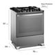 thumbnail image 2 of Cocina a Gas 5 Platos Parrillas Hierro Fundido F5EPG Glass, 2 of 14