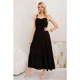 thumbnail image 1 of Maxi Vestido Mujer Largo Liso Tirantes Ajustables Eventos Fiesta 3361, 1 of 3