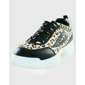 Danicolle Calzado - Zapatilla Print Leopard Negro