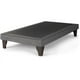 thumbnail image 1 of Base De Cama Europea 1.5 Plazas Tela Gris Oscuro, 1 of 2