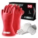 thumbnail image 1 of Guantes de goma DongChu Class 00 de bajo voltaje talla 9 rojos, 1 of 8