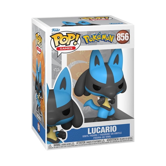 Figura de Vinilo Funko POP Juegos Pokemon Lucario 9,5 cm