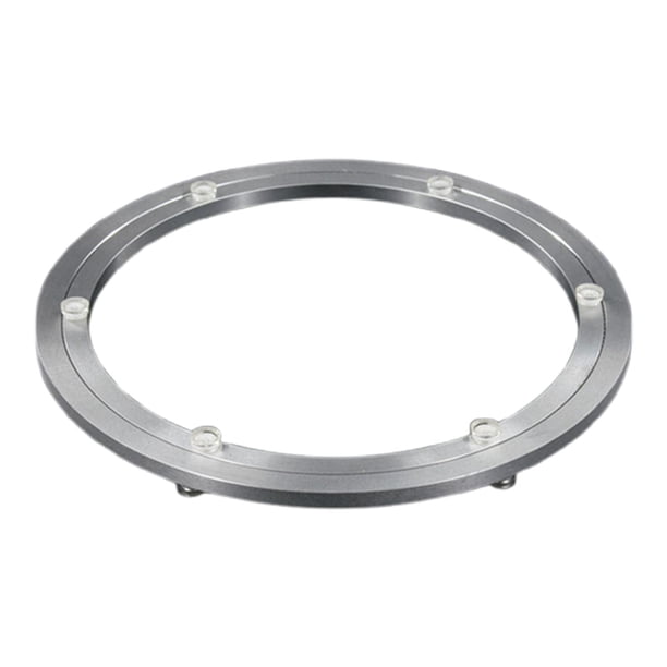 Cojinete giratorio para plato giratorio, rodamiento giratorio para plato giratorio, artesanía de aleación de aluminio para bricolaje, placa giratoria, 18 pulgadas