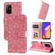 thumbnail image 2 of Funda tipo cartera FOXDOCK para OPPO A94 5G , diseño girasol en relieve, cuero PU, cierre magnético, soporte y tarjetero, 2 of 5