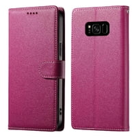 Funda Para Foxdock Samsung Galaxy S8 Plus– Cuero Premium, 3 Ranuras Para Tarjetas, Protección Contra Impactos