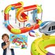 thumbnail image 1 of Juego de juguetes de tren magnético eléctrico ESSVEIGQUA con 98 piezas, 1 of 7