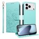 thumbnail image 1 of Funda Cartera para iPhone 17 Pro Perro Cachorro Grabado con Tarjetas Soporte Correa Verde, 1 of 6
