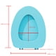 thumbnail image 3 of Asiento de inodoro Vankin de vinilo suave y alargado con acolchado de espuma cómodo, fácil instalación para accesorios estándar, blanco y opciones en liquidación., 3 of 5