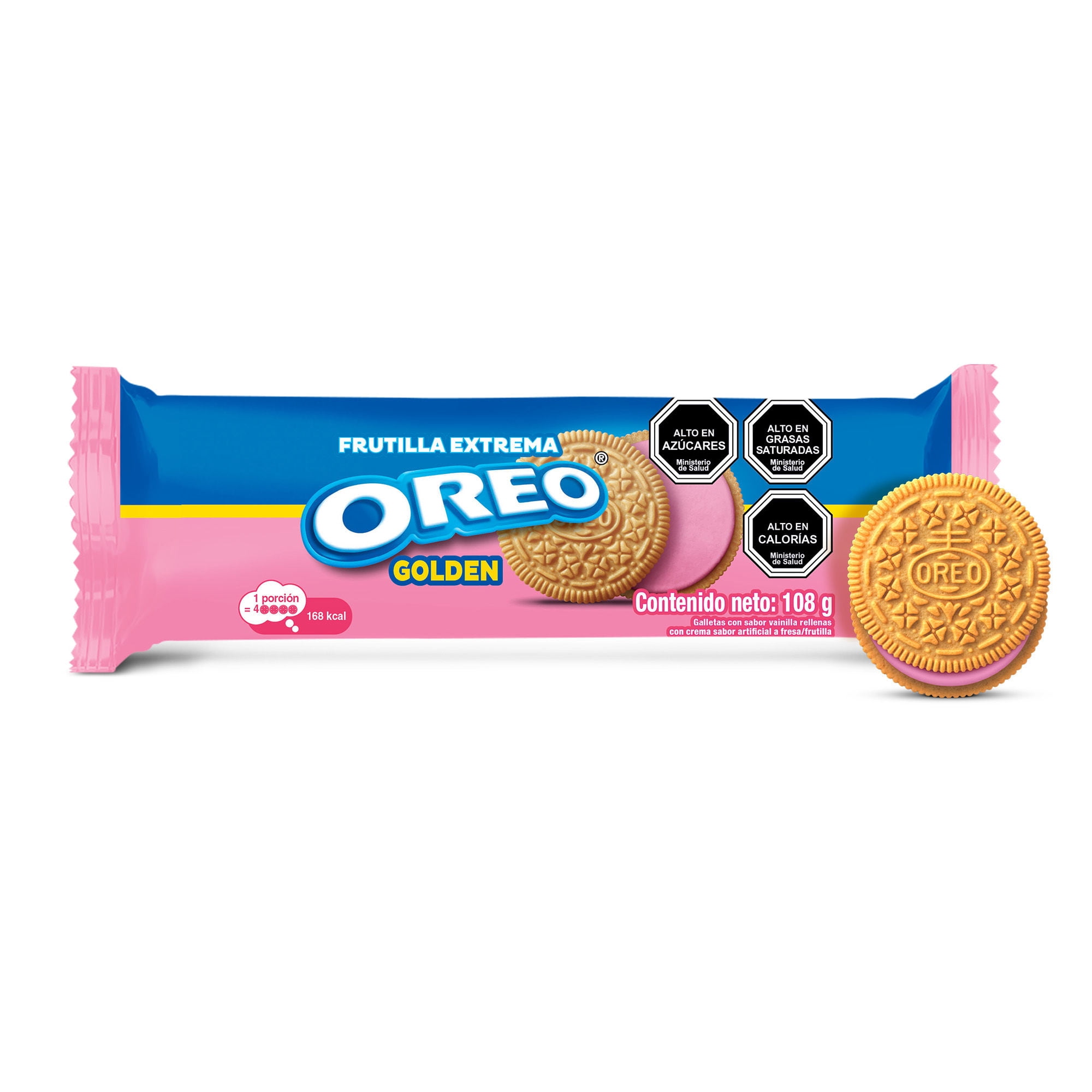 Galleta Dulce Oreo Sabor A Frutilla