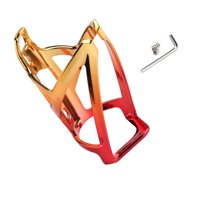 Ioensy - Soporte Para Botella De Agua Para Bicicleta, Soporte Para Bebida De Agua Galvanizado, Ligero, Rojo