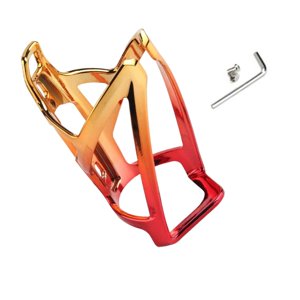 Ioensy - Soporte Para Botella De Agua Para Bicicleta, Soporte Para Bebida De Agua Galvanizado, Ligero, Rojo