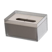 Bothyi - Porta Pañuelos Clásico Para El Hogar, Dormitorio, Hotel, Color Gris Y Marrón