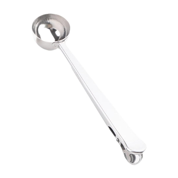 Cuchara medidora Cuchara de café con clip Cuchara para café en polvo Cuchara multifunción para leche en polvo Clip para sellar bolsas para café molido