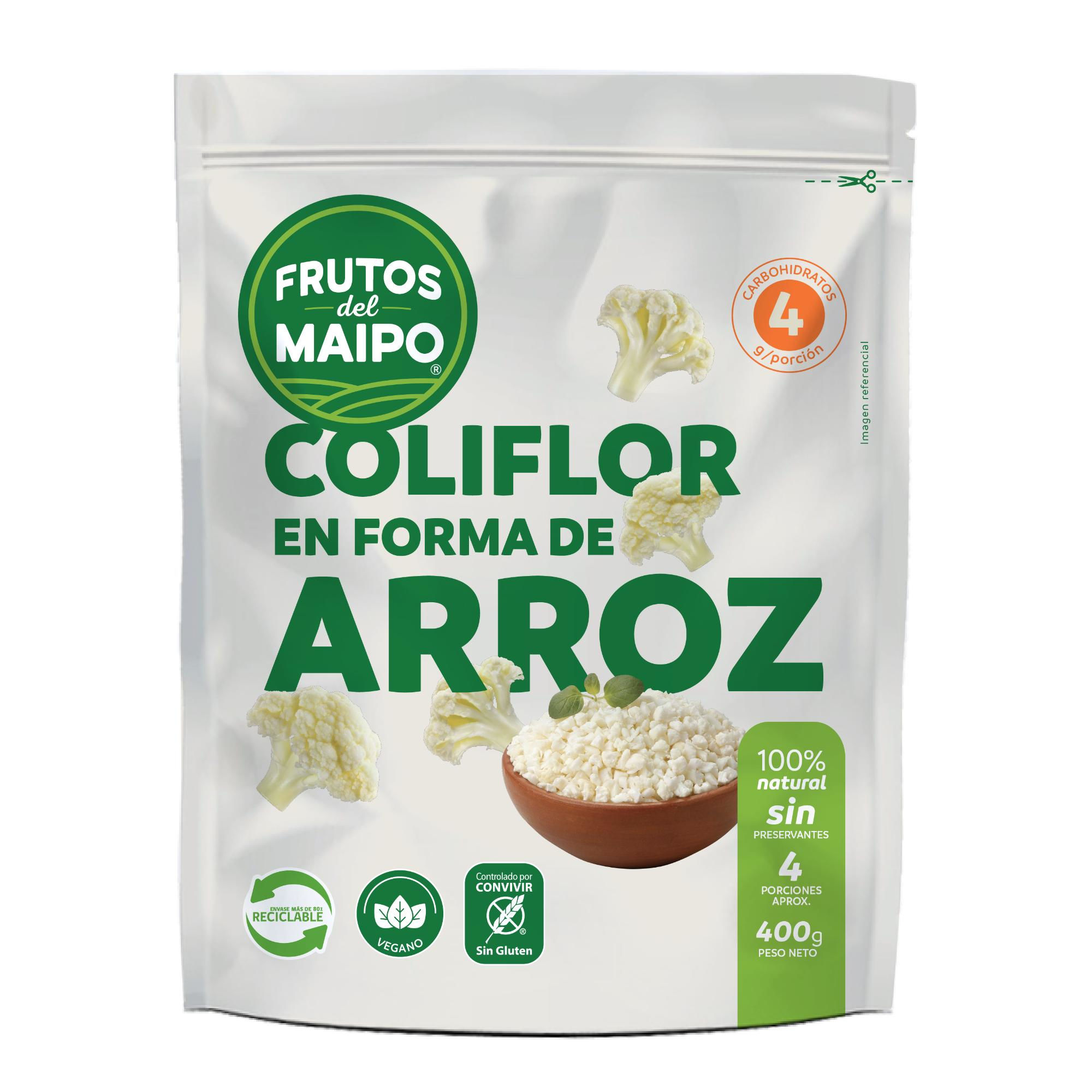 Arroz De Coliflor Veggie 400 g Frutos del Maipo