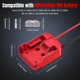 thumbnail image 5 of Adaptador de Batería Haseed para Milwaukee 18V (paquete de 2), 5 of 7