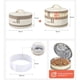 thumbnail image 4 of Tourit Bolso Térmico Circular Double Deck 32cm Expandible Cuadros Beige, 4 of 10