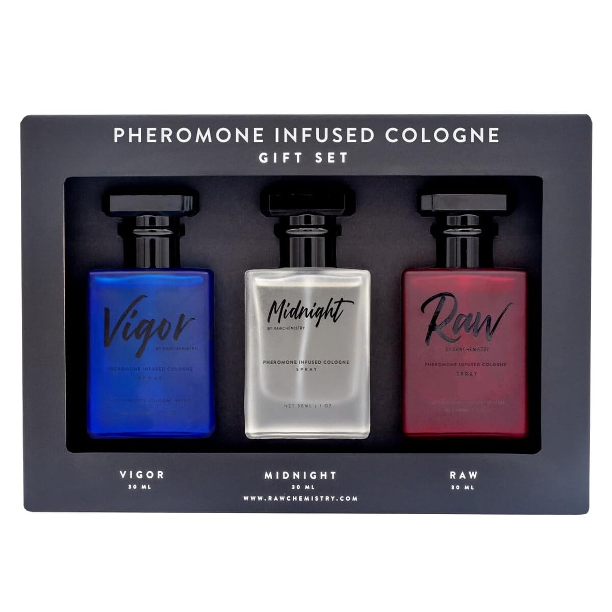 Set Perfume Hombre Rawchemistry Feromonas 3x30ml Oil Based