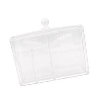 Ioensy - Soporte Para Bastoncillos De Algodón, Bote De Baño Con Tapa Para Brochas De Maquillaje, Bolígrafos, Lápiz Labial