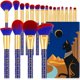 thumbnail image 1 of Set de brochas de maquillaje Docolor, 19 piezas, sintéticas del antiguo Egipto, 1 of 9