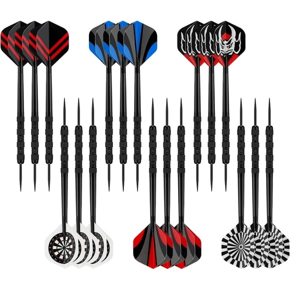 Accmor Dardos con Punta de Acero, 14 g, Paquete de 18