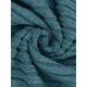 thumbnail image 5 of INSPIRE CHIC Conjunto de Salón de Punto Acanalado para Mujer, Conjunto de Pijama de Dos Piezas con Top de Manga Larga y Pantalones, S Azul Pavo Real, 5 of 6