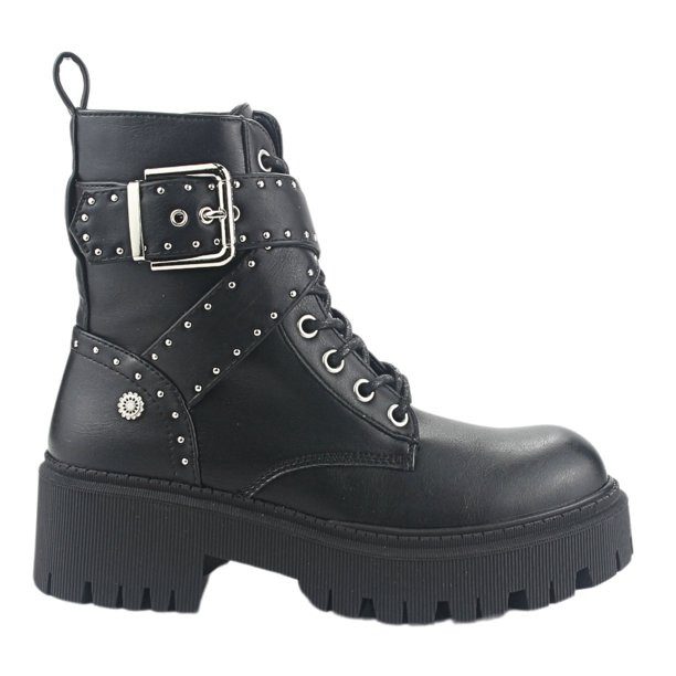 Botin Chalada Mujer Matter-5 Negro Plataforma