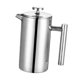 thumbnail image 3 of Cafetera Francesa De Prensado Resistente Al Calor, Para El Hogar, La Cocina Y El Camping, 350 Ml, Color Plateado, 3 of 5