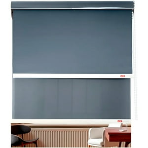 Cortina Roller Blackout Doble Visillo Cenefa Beiti 150X200