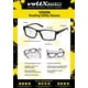 thumbnail image 4 of Gafas de seguridad VoltX 'VISION' con aumento de lente completa +2.0, 4 of 9