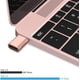 thumbnail image 4 of Adaptador BEYEE USB-C a USB 3.0, paquete de 2, color oro rosa, 4 of 8
