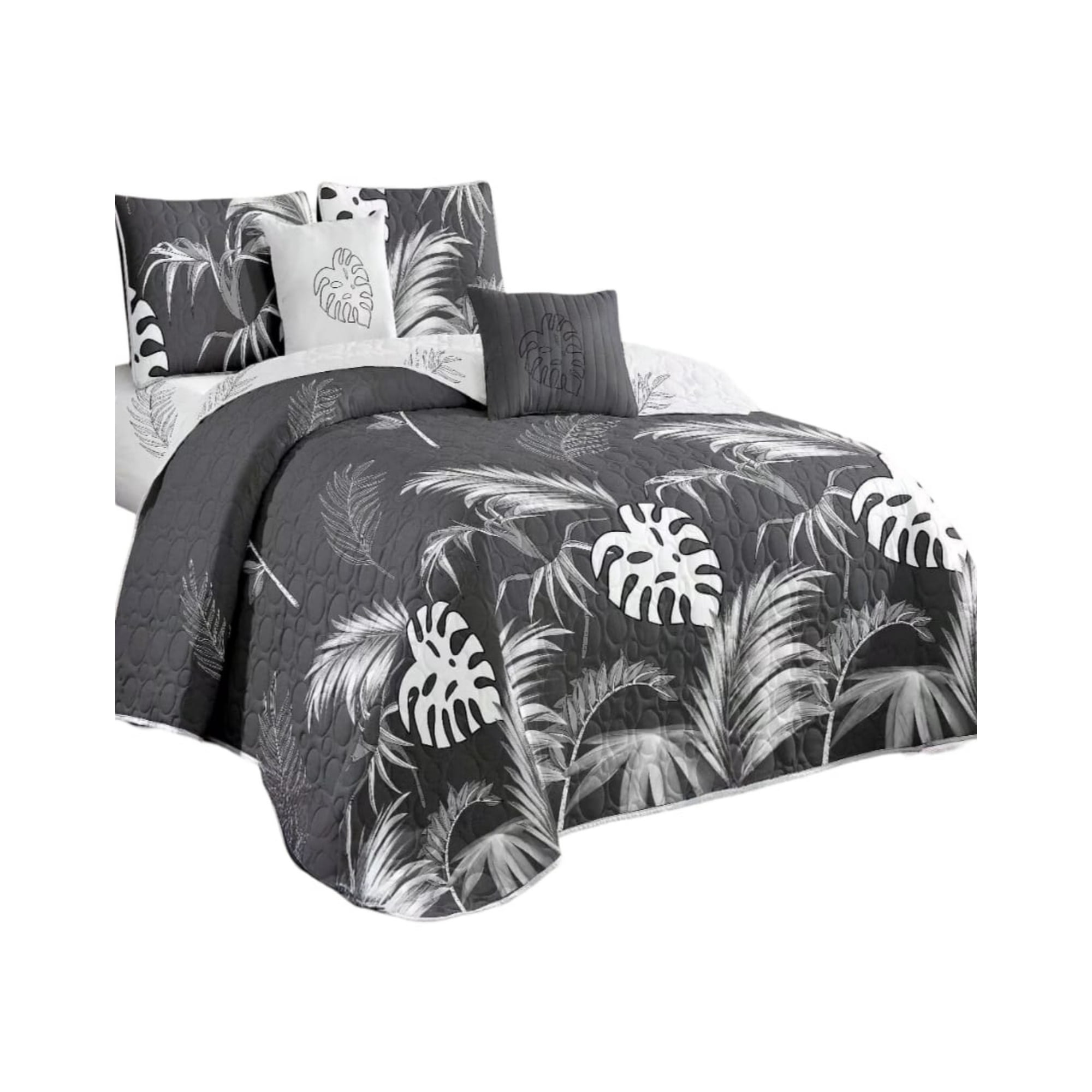 Genérico - Quilt Verano King Super K + Fundas Almohada Da4