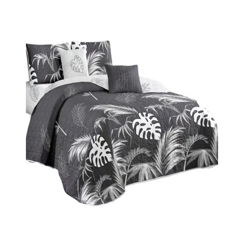 Genérico - Cubrecama Quilt Verano 2 Plazas + 2 Fundas Almohada D4
