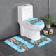 thumbnail image 1 of Super Why Juego de 3 alfombras de baño de coral fleece: tapete de baño + alfombra de inodoro en forma de U + funda de tapa de inodoro en forma de O, 1 of 6