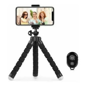 Genérico - Mini Tripode Celular Selfie Flexible Control Bluetooth St003
