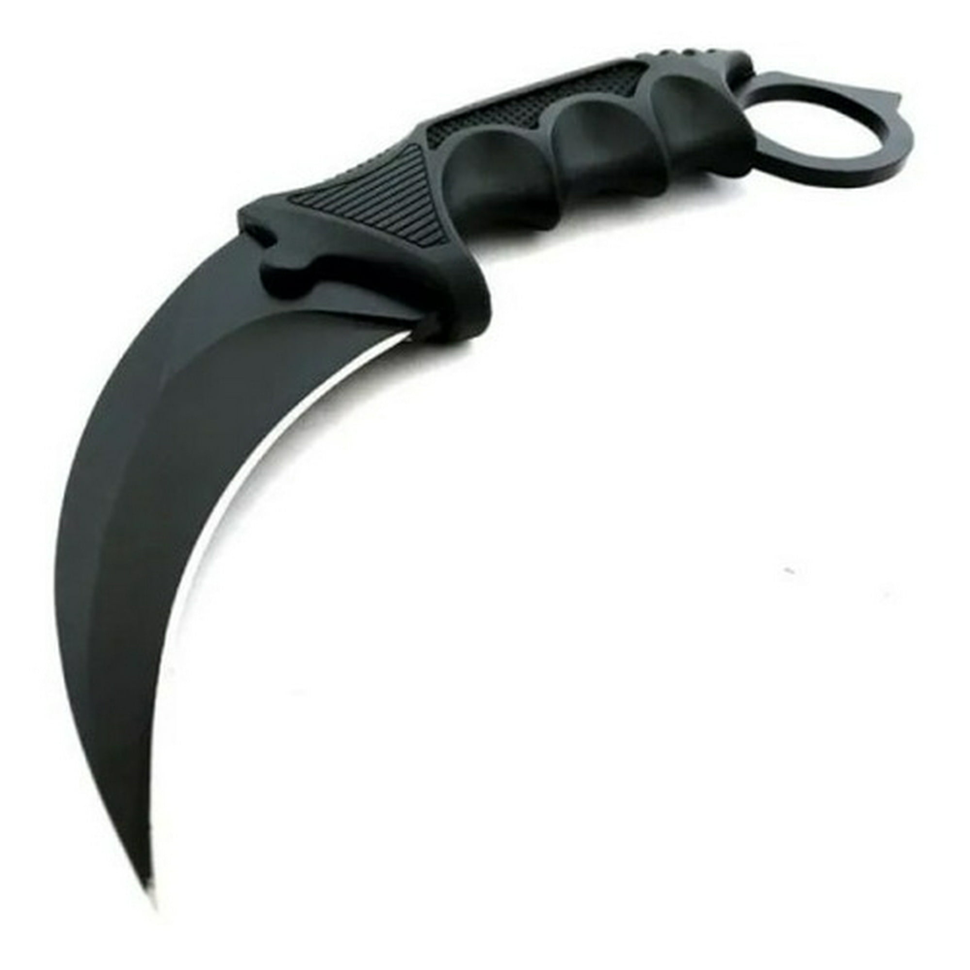 Genérico - Cuchillo Curvo Navaja Black Camping De Acero Aa03 Navaja Corta Pluma Cuchillo Cortapluma Karambit