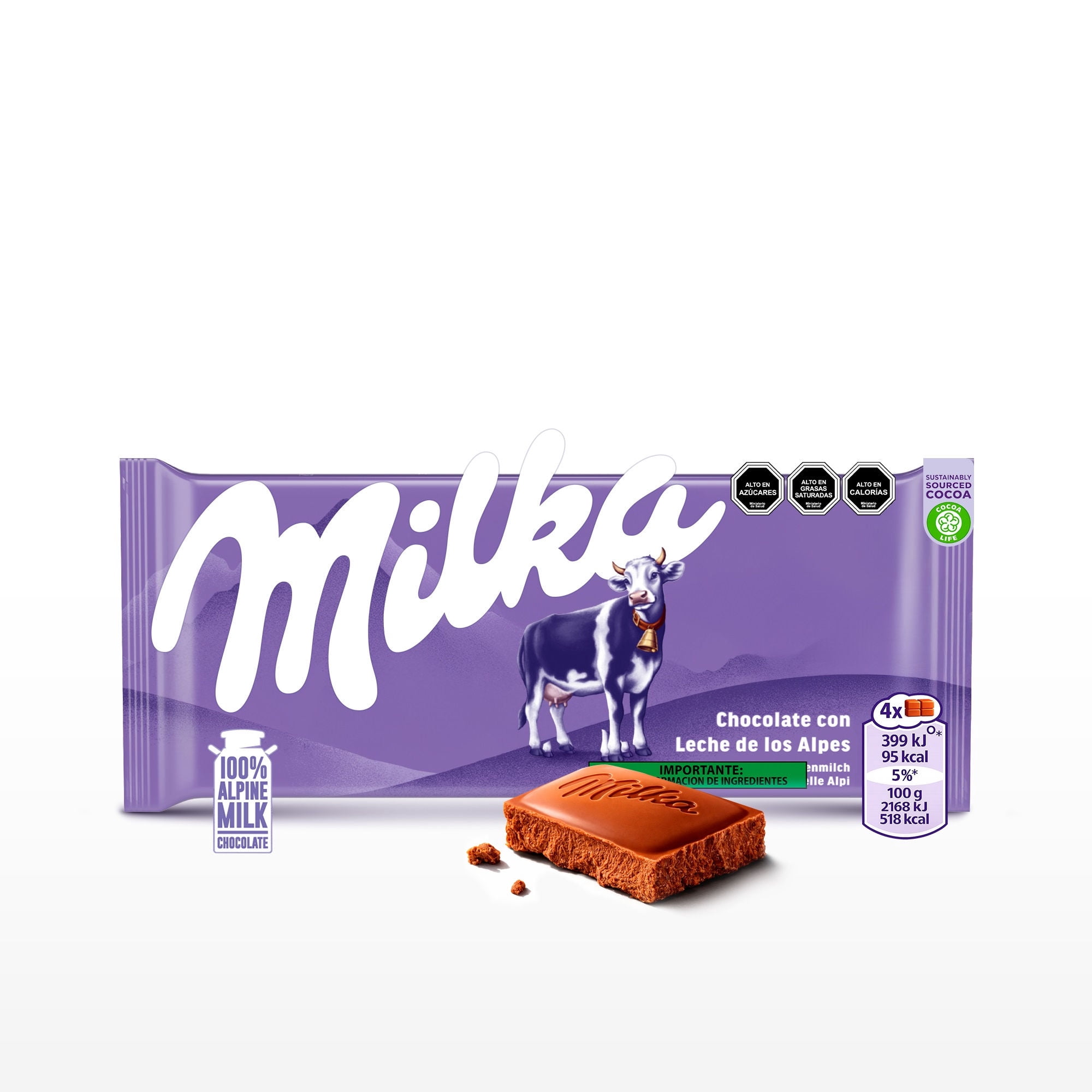 Chocolate De Leche 80 g Milka