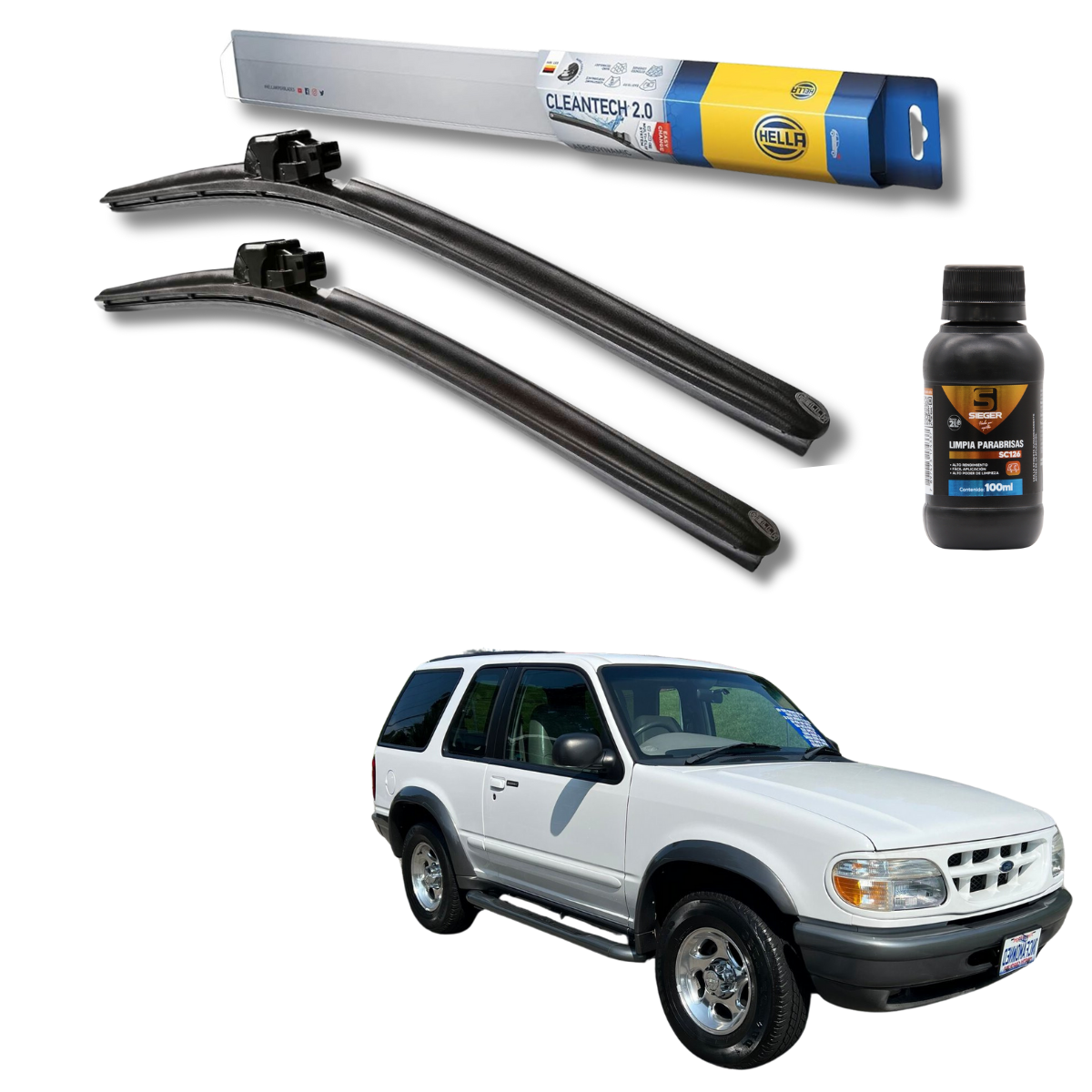 Plumillas Hella Cleantech Para Ford Explorer 1996-2001