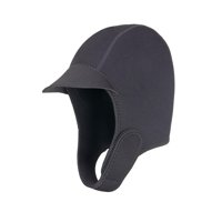 Magideal - Capucha De Buceo Traje De Neopreno De Buceo De 2 Mm Capucha Elástica Impermeable Correa De Barbilla Ajustable Capucha Térmica Gorro De Baño Para Kayak Negro