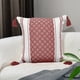 thumbnail image 1 of XmhyTop Almohada bohemia (1 pieza), 45 x 45 cm, Material de chenilla felpuda neutra, con funda y relleno incluido, ideal para sala de estar, sofá, cama, Estilo A, Rojo, 1 of 5