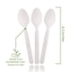 thumbnail image 3 of Cucharas Compostables 140 Utensilios Desechables Grandes, 3 of 9