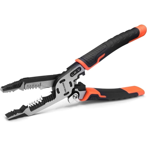 Alicate Pelacable 9 en 1 TOOLEAGUE Acero CRV Mango Ergonómico