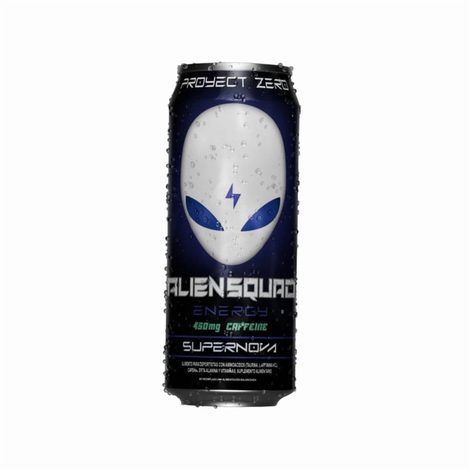 Alien Squad Energy - Pre Entreno 473Ml Supernova 450Mg Cafeina Alien Squad
